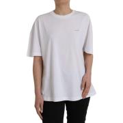 T-shirt Korte Mouw Balenciaga Katoenen T-shirt met ronde hals en korte...