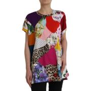 Overhemd D&amp;G veelkleurig patchwork T-shirt voor dames