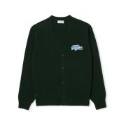 Mantel Lacoste Jacket AH3053 - Vert/Blanc