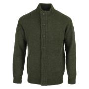 Vest Barbour Patch Zip Through Knitted Jumper