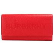 Portemonnee Burberry kleine leren portemonnee in rood