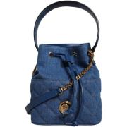 Handtas Versace La Medusa Denim Bucket Bag