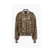 Sweater D&amp;G bomberjack met pailletten en luipaardprint