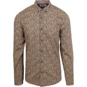 Overhemd Lange Mouw Scotch &amp; Soda Overhemd Print Beige