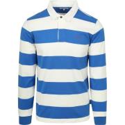 Sweater Mcgregor Rugbyshirt Streep Wit Blauw