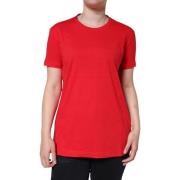 Overhemd D&amp;G Rood Katoenen T-Shirt voor Dames