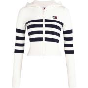 Sweater Tommy Jeans Tjw Stripe Zip Thru