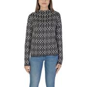 Trui Street One graphical jacquard sweater 302834