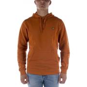 Fleece Jack Lyle &amp; Scott Felpa Lyle Scott Pullover Hoodie Arancion...