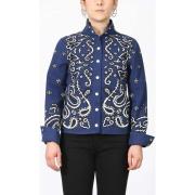 Blazer Scotch &amp; Soda Allover Printed Bandana Workwear Jacket