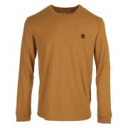 T-shirt Korte Mouw Timberland Long Sleeve Dnstn Rv Crewing Slim