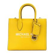 Boodschappentas MICHAEL Michael Kors Pebbled lederen shopper draagtas ...