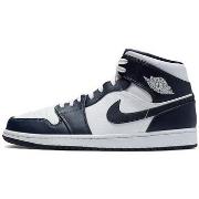 Sneakers Nike Air Jordan 1 Mid White Metallic Gold Obsidian