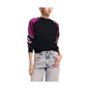 Sweater Desigual Trui met raglanmouwen met bloemenprint