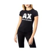 Overhemd EAX T-shirt met korte mouwen van katoenmix