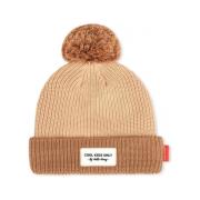 Pet Hello Hossy Color Block Dads Beanie - Coffee