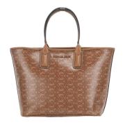 Boodschappentas MICHAEL Michael Kors Jet Set leren draagtas voor op re...