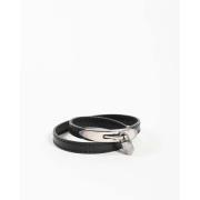 Armband Tod's Dubbele wikkel lederen armband met hangslotsluiting