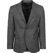 Blazer Suitable Birds Eye Colbert Merinowol Antraciet