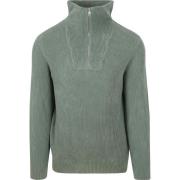 Sweater Marc O'Polo Half Zip Trui Groen