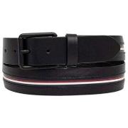 Riem Tommy Hilfiger Leren riem streep detail THLEATHERBELTSTRIPE