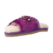 Pantoffels Mou SLIDE SLIPPER LONG HAIR P