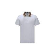 T-shirt Burberry Poloshirt met ruitjesbies korte mouwen