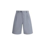 Korte Broek Prada Shorts met ritssluiting aan de voorkant met monochro...