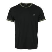 T-shirt Korte Mouw Fred Perry Ringer T-Shirt