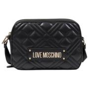 Tas Love Moschino Handtas met enkelbandje en ritssluiting