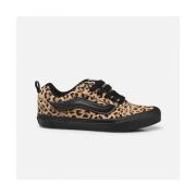 Skateschoenen Vans Knu skool elastic lace leopard pop