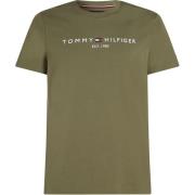 T-shirt Korte Mouw Tommy Hilfiger T-shirt Logo Olijfgroen