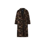 Mantel Desigual Lange jas camouflage print