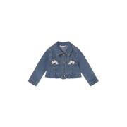 Mantel Mayoral 1461 Chaqueta vaquera volante bebé Azul