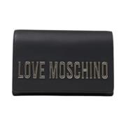 Tas Love Moschino Printpatroon Polyurethaan tas met ritssluiting