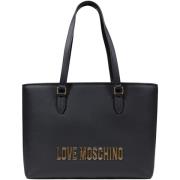 Tas Love Moschino Handtas met effen patroon in polyurethaan