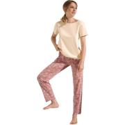 Pyjama's / nachthemden Lisca Pyjama broek t-shirt slipe mouwen Nina