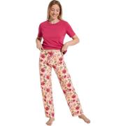 Pyjama's / nachthemden Lisca Pyjama broek t-shirt slipe mouwen Flowers...