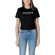 T-shirt Korte Mouw Guess CN SS CROPPED WASHED W5GI15 K8FQ4