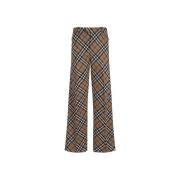 Broek Burberry Broek met ruitpatroon en zakken met ritssluiting