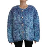 Mantel D&amp;G Metallic gebreid vest Fuzzy vest