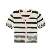 Blouse Compania Fantastica COMPAÑIA FANTÁSTICA Top 10405 - White/Black