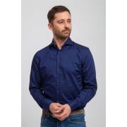 Overhemd Lange Mouw Suitable Overhemd Navy Blauw Twill DR-04