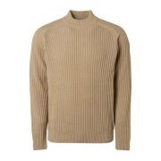 Sweater No Excess Trui Turtle Gebreid Beige