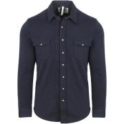 Sweater Profuomo Overshirt Western Jersey Navy