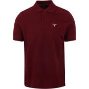 T-shirt Barbour Tartan Pique Polo Bordeaux