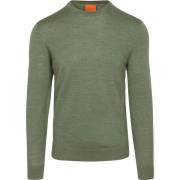 Sweater Suitable Merino Pullover Mid Groen