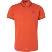 T-shirt No Excess Polo Garment Dye Oranje