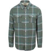 Overhemd Lange Mouw Scotch &amp; Soda Flanel Overhemd Groen