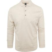 T-shirt Profuomo Longsleeve Polo Beige Melange